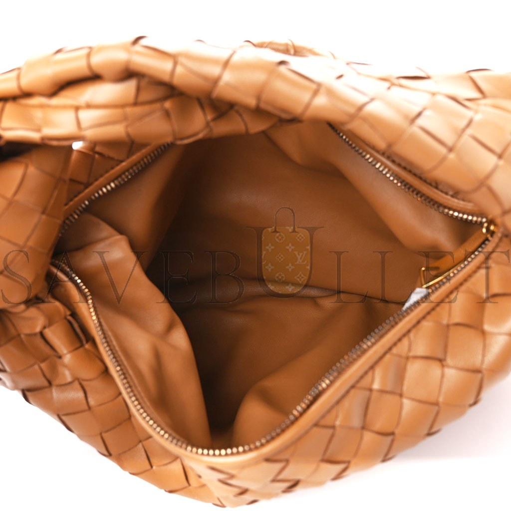 BOTTEGA VENETA NAPPA INTRECCIATO MEDIUM JODIE CARAMEL (41*27*8cm)