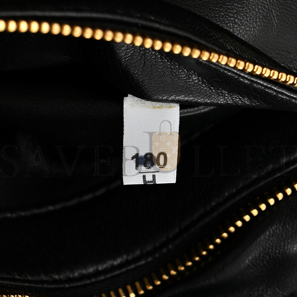 PRADA NAPPA PADDED SYSTEM PATCHWORK BAG BLACK (31*20*8cm)