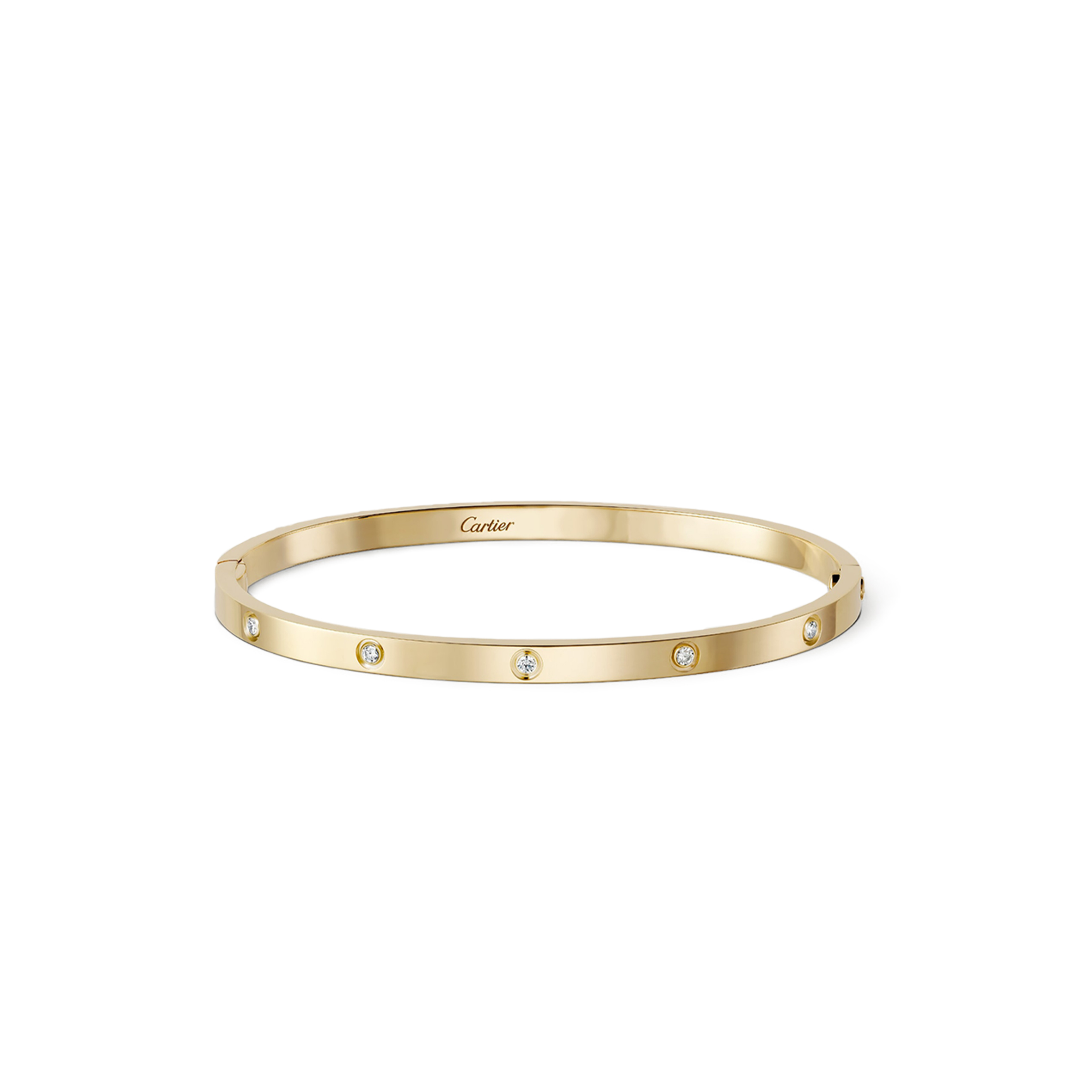 CARTIER  LOVE BRACELET, SMALL MODEL, 10 DIAMONDS B6047817