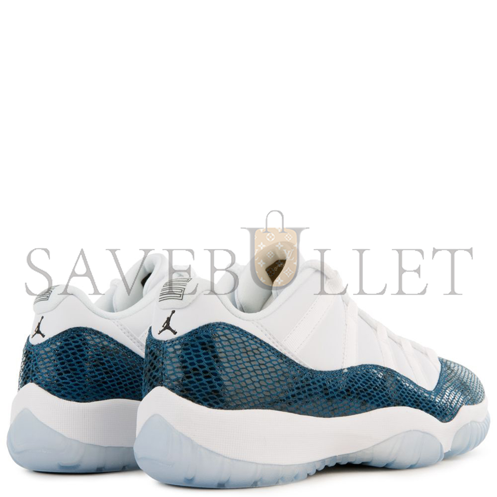 NIKE AIR JORDAN 11 RETRO LOW NAVY SNAKESKIN CD6846-102