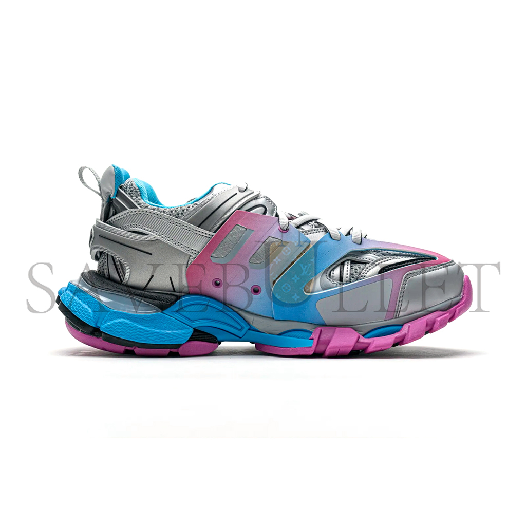 BALENCIAGA TRACK TRAINER BLUE PINK SILVER 542436W1GC14051