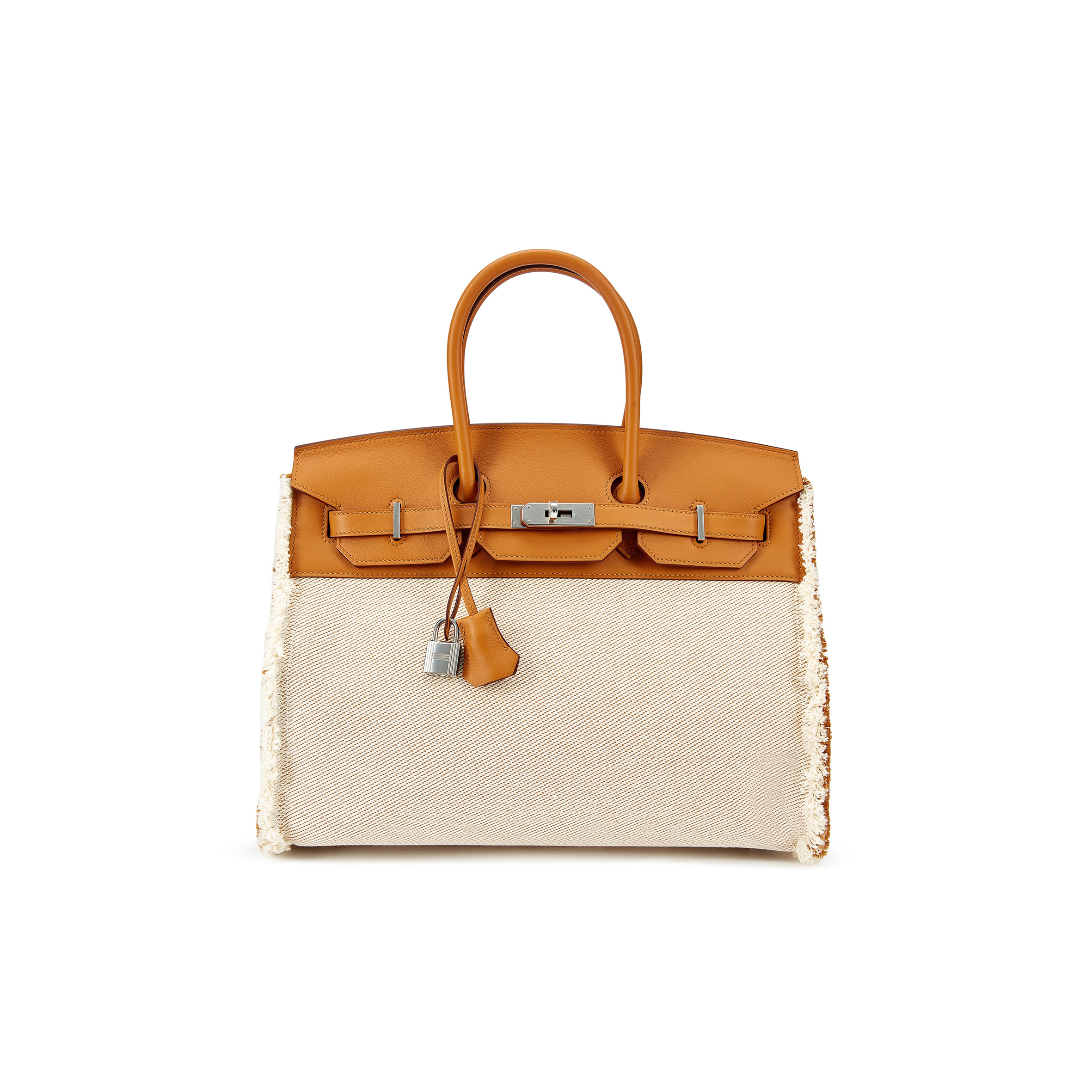 HERMES MASTER BIRKIN 35 FRAY SESAME BAG 1008607325 (35*25*18cm)