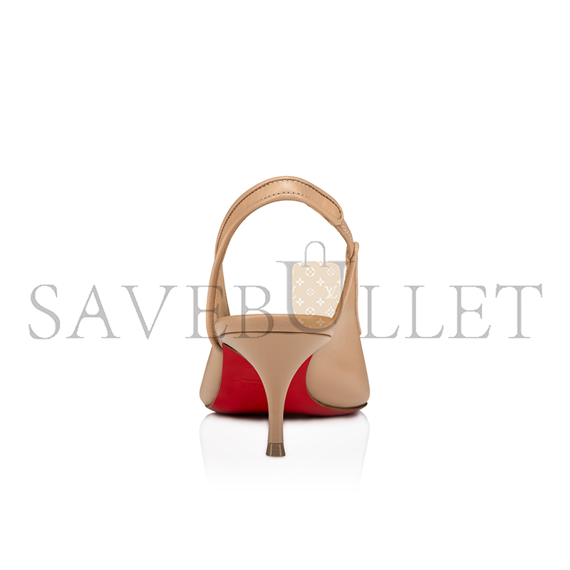 CHRISTIAN LOUBOUTIN SPORTY KATE SLING 55 MM SLING BACK PUMPS-NAPPA LEATHER-BLUSH-WOMEN 3240004N295