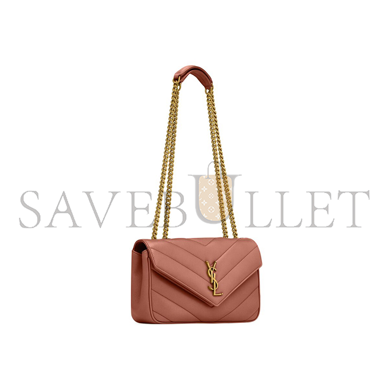 YSL LOULOU SMALL IN MATELASSÉ LAMBSKIN 801437AAEAX5036 (24*14*6cm)