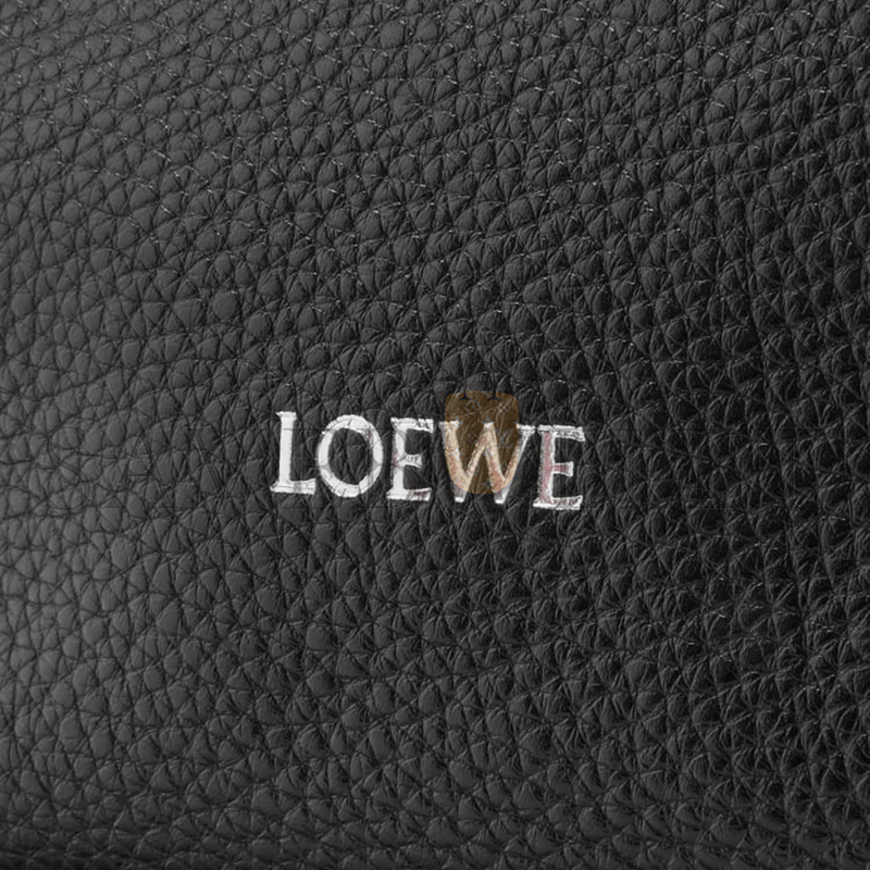 LOEWE SMALL CUBI CROSSBODY BAG IN SUPPLE GRAINED CALFSKIN B906Q63X08-1100 (29.5*22*10.5cm)