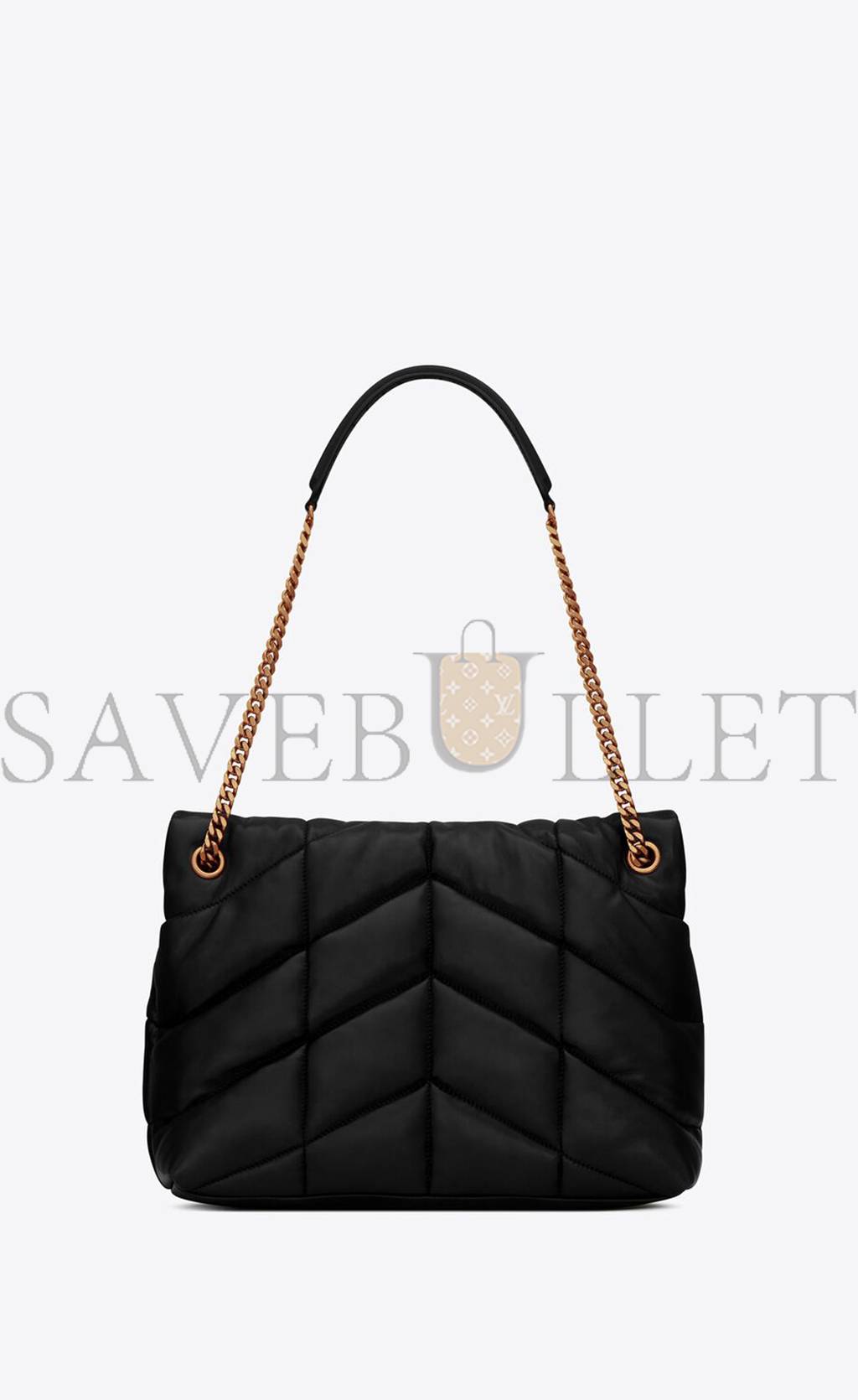 YSL PUFFER MEDIUM CHAIN BAG IN QUILTED LAMBSKIN 5774751EL071000 (35*23*13.7cm)