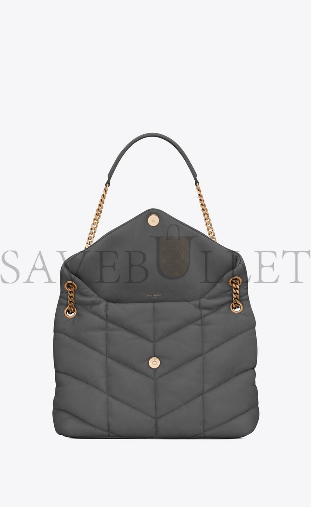 YSL PUFFER MEDIUM CHAIN BAG IN QUILTED LAMBSKIN 5774751EL071112 (35*23*13.5cm)